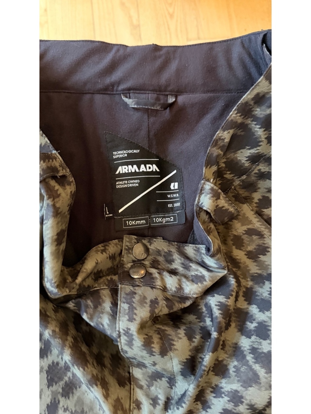 Armada Leopard Print Snowboard Pants Size L - Picture 2 of 7